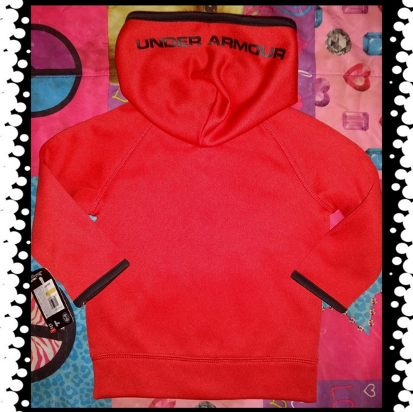 NWT~ 12 MONTHS UNDER ARMOUR FULL ZIP HOODIE - Picture 3 of 4